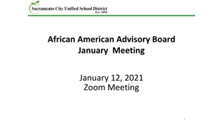 African American Advisory Board January Meeting Summary