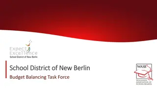 School District of New Berlin Budget Balancing Task Force Overview