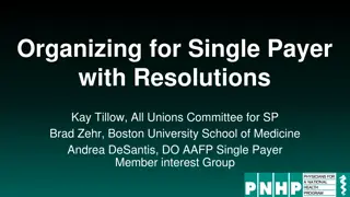 Organizing Strategies for Single Payer Advocacy Within Professional Organizations