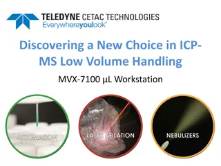 Discovering a New Choice in ICP-MS Low Volume Handling: MVX-7100 Workstation Automation