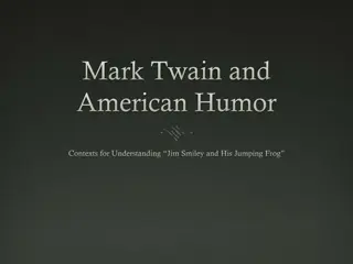 Mark Twain and American Humor: Exploring Southwestern Humor and 19th-century Jokes