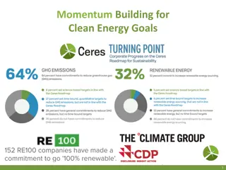 Advancing Clean Energy Goals with Momentum Building