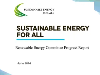 Renewable Energy Committee Progress Report June 2014