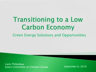 Green Energy Solutions and Opportunities in Climate Change Discussion