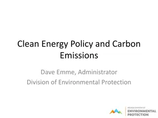 Clean Energy Policy and Carbon Emissions in Nevada