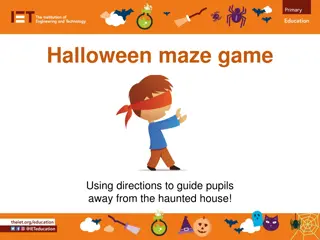 Halloween Maze Game - Interactive Educational Activity for Guiding Pupils