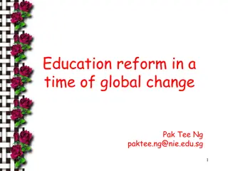 Navigating Education Reform in a Time of Global Change