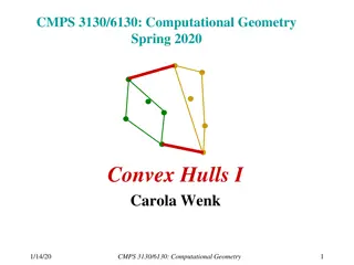 Convex Hulls in Computational Geometry