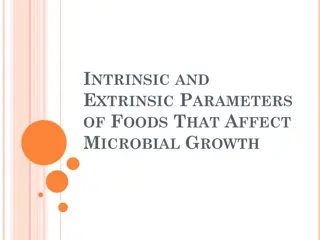 Factors Influencing Microbial Growth in Foods