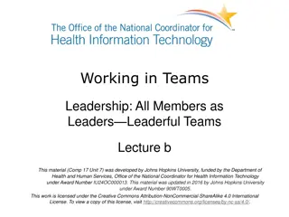 Leaderful Teams in Health-Related Environments: A Comprehensive Approach