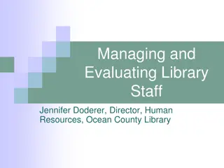 Effective Strategies for Managing and Evaluating Library Staff