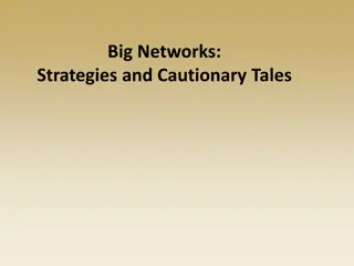 Strategies and Cautionary Tales in Big Networks