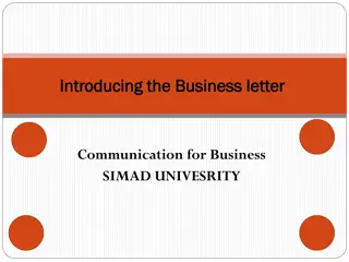 Effective Business Letter Communication Essentials