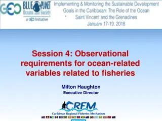 Fisheries Management and Observational Requirements for Ocean-Related Variables