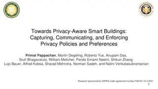 Privacy-Aware Smart Buildings: Ensuring Privacy Policies and Preferences