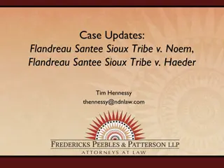 FSST v. Noem: Legal Battle Over Casino Amenities Use Tax