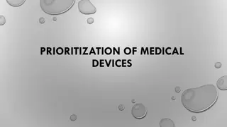 Prioritization of Medical Devices: Criticality Assessment and Maintenance Strategies