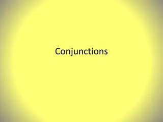 Conjunctions and Their Functions