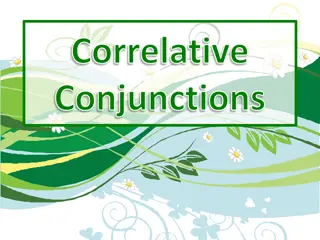 Correlative Conjunctions: A Comprehensive Guide