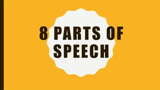 Understanding the 8 Parts of Speech in Grammar