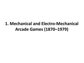 Evolution of Arcade Games: From Mechanical to Digital (1870-1977)