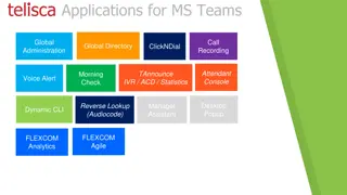 Telisca Suite: Enhancing MS Teams Integration with Advanced Tools