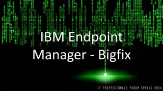 Enhancing Enterprise Security and Efficiency with IBM Endpoint Manager - BigFix