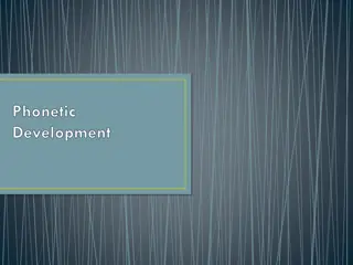 Infant Phonetic Development: Stages and Characteristics