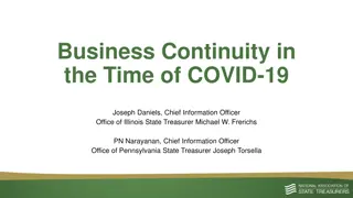 Business Continuity in the Time of COVID-19 Insights