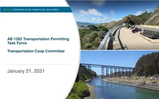 Advancing Transportation Permitting with AB 1282 Task Force