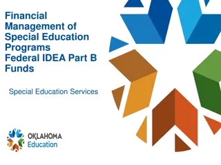 Financial Management of Special Education Programs