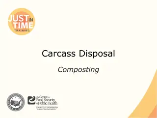 Effective Carcass Disposal Through Composting