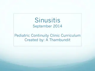 Pediatric Sinusitis Curriculum and Clinical Cases