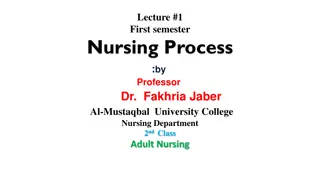 Nursing Process Overview: Assessment to Data Collection