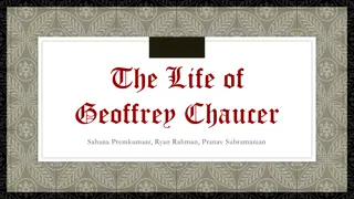 The Life of Geoffrey Chaucer - A Brief Biography