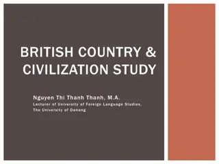 British Country & Civilization Study: Government and Constitution Overview