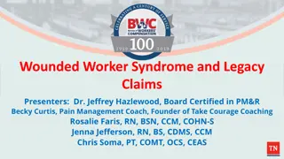 Comprehensive Approach to Wounded Worker Syndrome and Legacy Claims with Expert Presenters