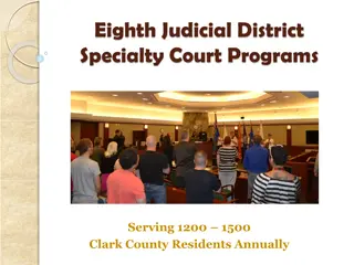 Eighth Judicial District Specialty Court Programs in Clark County