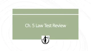 Jurisdiction and Court Systems: Law Test Review