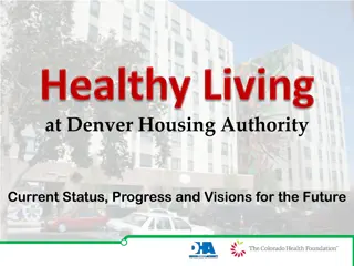 Efforts and Progress at Denver Housing Authority for Health and Well-being