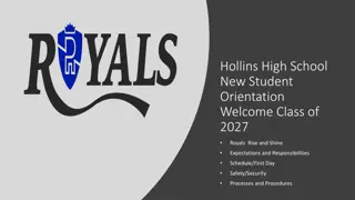 Hollins High School New Student Orientation - Welcome Class of 2027