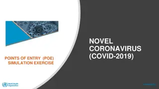 COVID-19 Points of Entry (POE) Simulation Exercise Overview