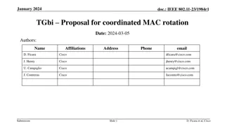 Proposal for IEEE 802.11-23/1984r1 TGbi Coordinated MAC Rotation