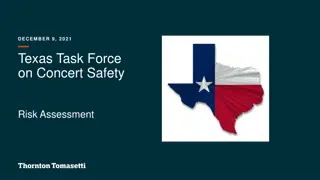 Risk Assessment and Safety Recommendations for Texas Task Force on Concerts