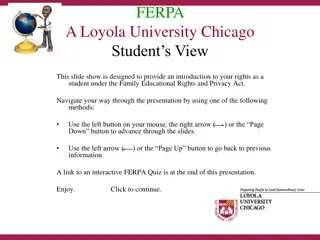 Understanding FERPA Rights for Loyola University Chicago Students