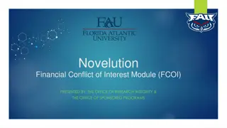 Seamless Financial Conflict of Interest Management with Novelution FCOI Module