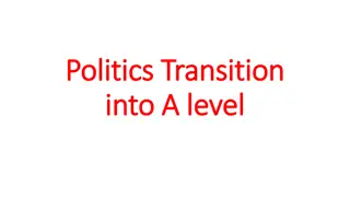 A-Level Politics Transition and Curriculum Overview