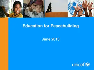 Importance of Education in Peacebuilding