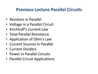 Parallel Circuits in Electronics