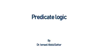 Predicate Calculus: Symbols, Terms, and Variables